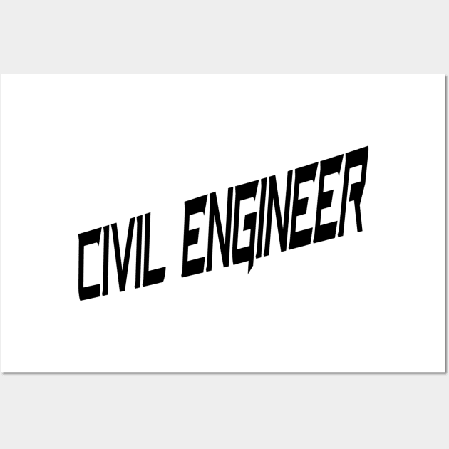 Civil Engineer, Career Wall Art by Project Charlie